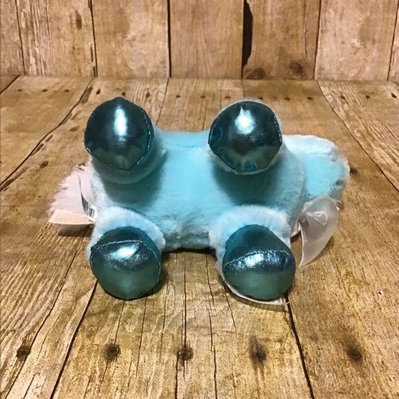 DanDee Blue Unicorn Plush 6.5” - Picture 6 of 8